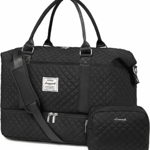 Travel Duffle Bag,Weekender Bags for Women with Shoe Compartment，Carry on Overnight Bag with Toiletry Bag,Gym Duffel Bag with Wet Pocket, Hospital Bags for Labor and Delivery