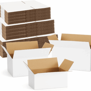 Assorted-Sizes-Shipping-Boxes-45-Pack: 9X6X4 & 10X7X5 & 11X6X6 Small-Shipping-Boxes-Mailers, White Corrugated-Cardboard-Boxes-For-Packing-Small-Business Mailing