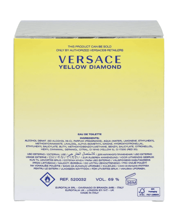 Yellow Diamond by  for Women 3.0 Oz Eau De Toilette Spray - Image 4