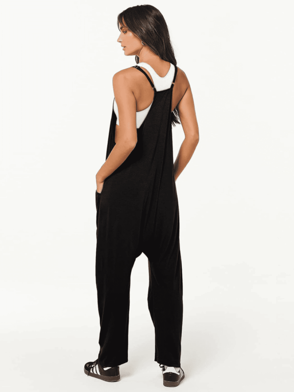 Jumpsuits for Women Casual Summer Overalls Sleeveless Spaghetti Strap Romper Jumpers Trendy Beach Vacation Outfits - Image 5
