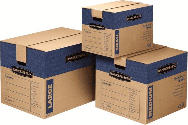 Small Prime Moving Box 10 Pack, Reinforced Handles, Tape-Free Assembly, Attached Lid, 16-In X 12-In X 12-In (0062716) - Image 9