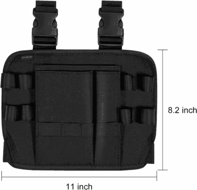 Tool Pouch Holster with Belt Clip around Your Leg, Electrician Multifunctional Repair Bag, Utility Mini Organizer for Automotive Craftsman Carpenter Construction - Image 7