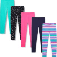 Girls and Toddlers' Leggings, Multipacks