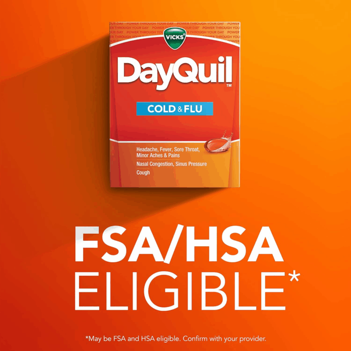 Dayquil Cold & Flu Medicine, Non-Drowsy Powerful Multi-Symptom Daytime Relief for Headache, Fever, Sore Throat, Minor Aches and Pains, Nasal Congestion, Sinus Pressure and Cough, 48 Liquicaps - Image 6