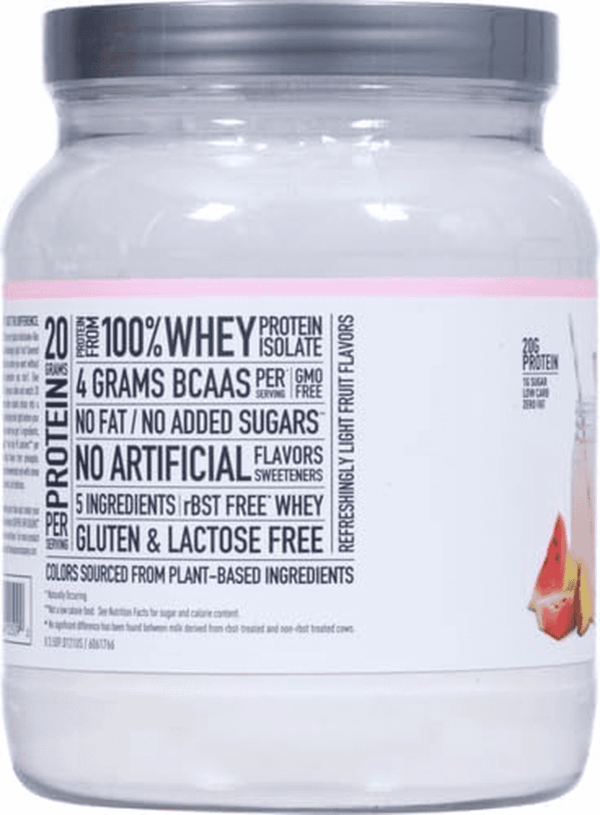 Clear Whey Isolate Protein Powder Infusions, Lactose Free, Gluten Free, Naturally Flavored, Tropical Punch, 20G Protein per Serving, 14.1 Oz, 16 Servings - Image 4