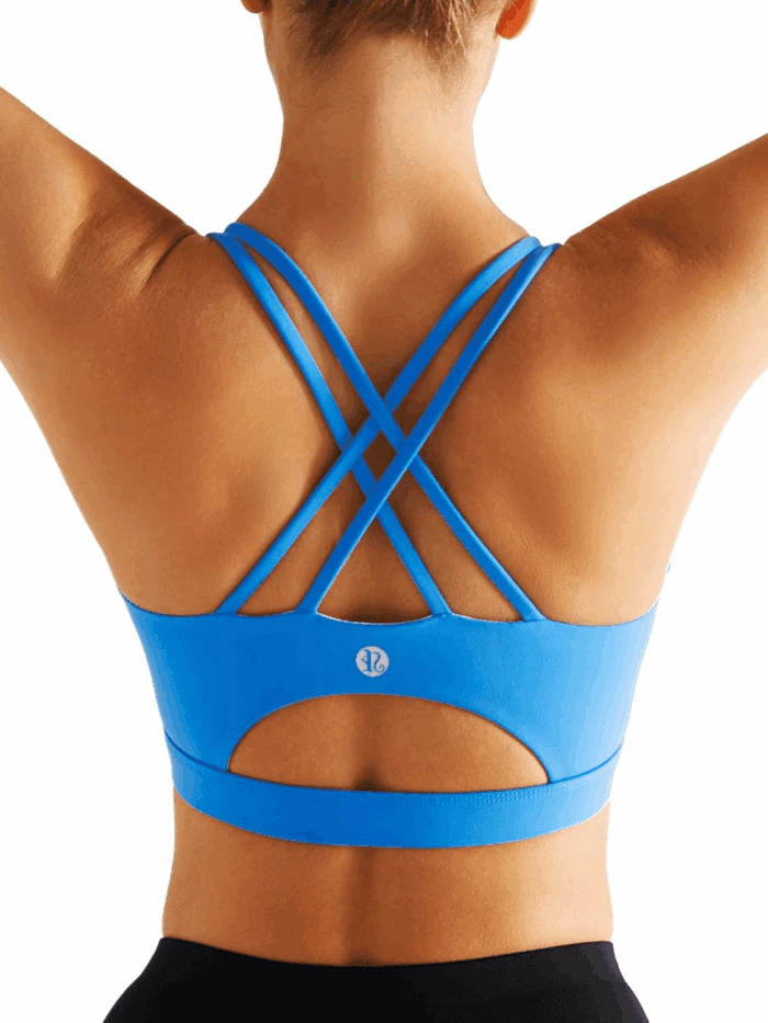 Sports Bras for Women,Padded Sports Bra Tank Top Sexy Crisscross Back High Impact Longline Workout Yoga Bra