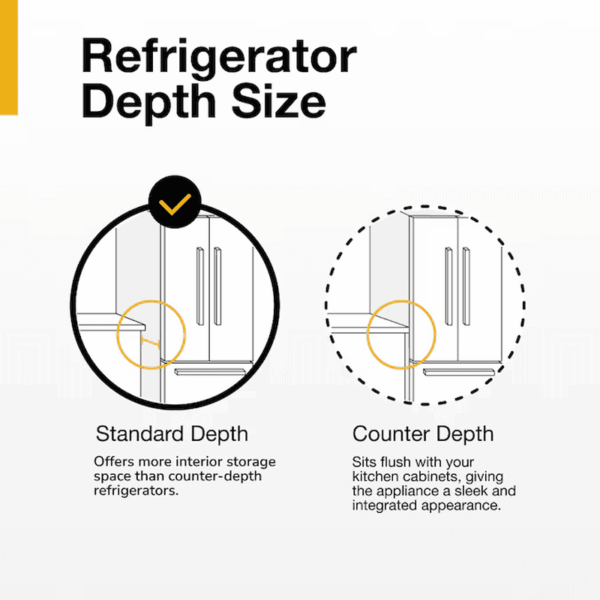 24.6-Cu Ft Side-By-Side Refrigerator with Ice Maker ,Water and Ice Dispenser ( Fingerprint Resistant Stainless Steel ) - Image 14