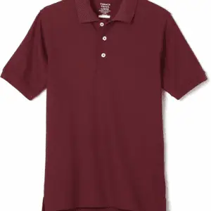 Boys Short Sleeve Pique Polo Uniform Shirt (Standard & Husky)