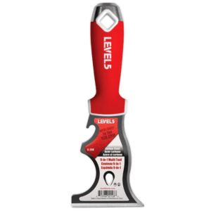 9-In-1 Painter’S Tool -  | Multi-Use Knife, Hardened Carbon Steel | Metal Hammer End | Pro-Grade Finishing Tools | 5-200