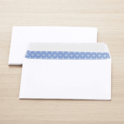 6 3/4 Security Tinted Envelopes with Peel and Seal, 100-Pack, White - Image 7