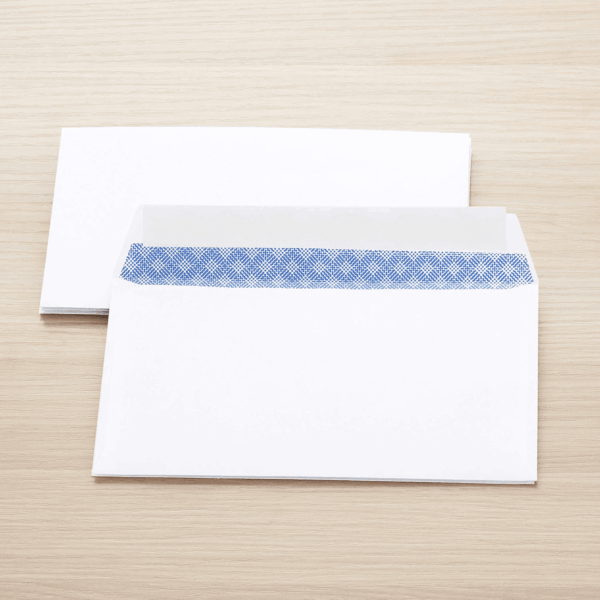 6 3/4 Security Tinted Envelopes with Peel and Seal, 100-Pack, White - Image 7