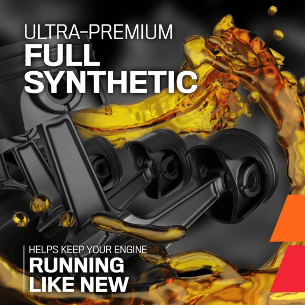 Motor Oil: 5W-30 Synthetic Engine Oil: Premium Protection, High Mileage, 5 Quarts - Image 2