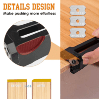 Chamfering Edge Band Trimmer,Adjustable Edge Banding Trimmer,Veneers,Hand Planer,Edge Banding Tools. (Handle + R1, R2,R3 Blade) - Image 4
