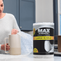 Max Strength Bubble Cushioning Wrap for Moving & Shipping, 60 FT Large Bubble Packing Wrap, Heavy Duty Protection for Mailing & Packaging Boxes, Clear Bubble Roll Supplies Perforated Every 12 IN - Image 2