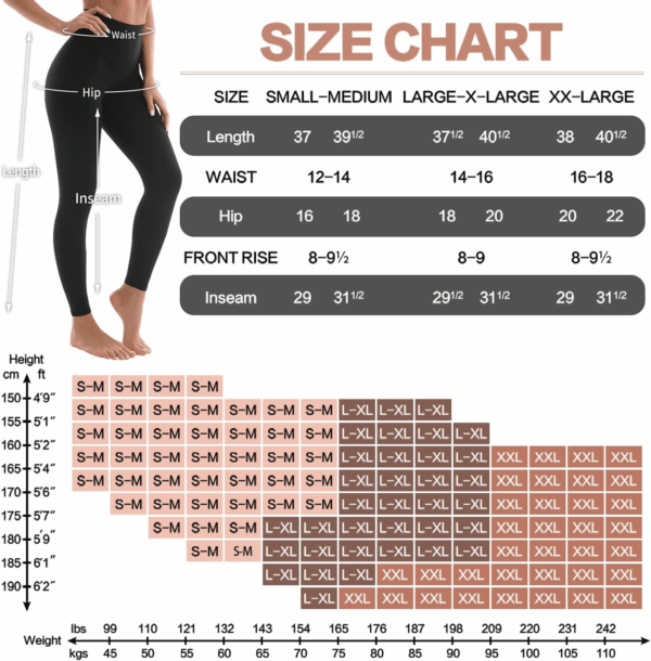3 Pack Leggings for Women-No See-Through High Waisted Tummy Control Yoga Pants Workout Running Legging - Image 6