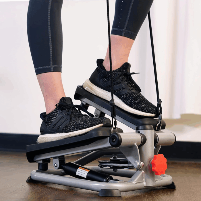 Mini Steppers for Exercise at Home, Stair Step Workout Machine, Full Body Cardio Equipment, with Optional Free Sunnyfit App Connection and Resistance Band - Image 7