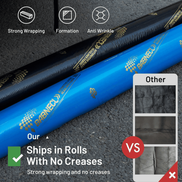 Suede Auto Headliner Fabric 98" L × 60" W with Foam Backing - Tube Packaging - Black Interior Replacement Material for Car/Truck/Suv/Rv Roof - Home Repair/Diy Headliner Material - Image 2