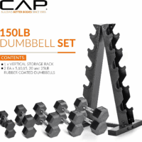 Dumbbell Set with Rack | Multiple Options in 150Lbs and 210Lbs - Image 2
