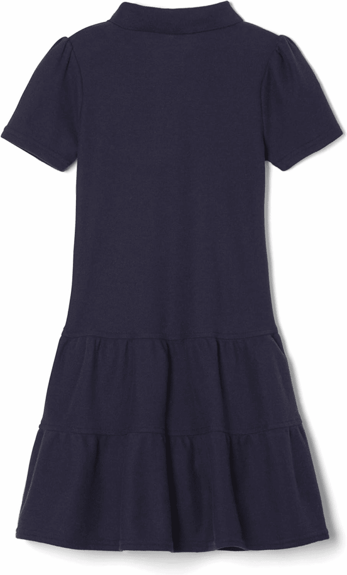 Girls' Ruffle Pique Polo Dress - Image 2