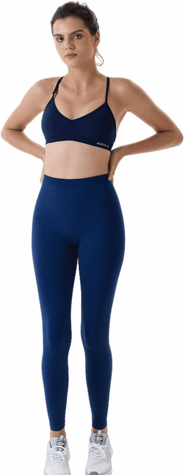 Workout Leggings for Women Seamless Scrunch Tights Tummy Control Gym Fitness Girl Sport Active Yoga Pants - Image 4
