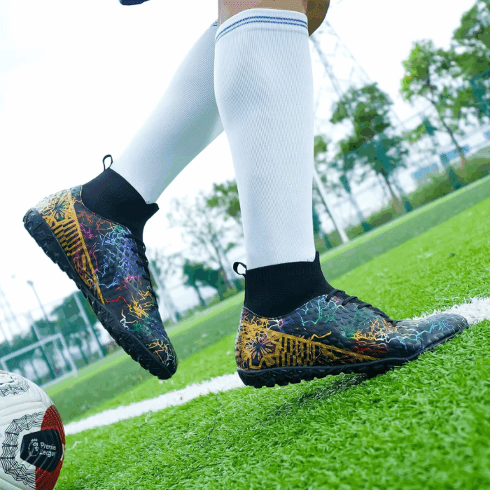 Unisex-Adult Soccer Cleats Lightweight Futsal Training Football Shoes for Big Boys - Image 6