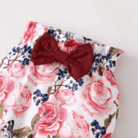 Newborn Infant Baby Girl Clothes Ruffle Romper Toddler Girl Floral Cotton Pant Sets Girls Clothing Outfit - Image 8