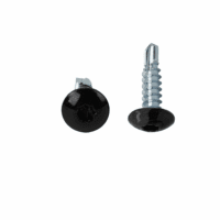 Trailer Exterior Self Tapping Screws (150Pcs)#10 X 3/4'' Enclosed Car Hauler Self Tapping Screws/Self Tapping Sheet Metal Screws-Black