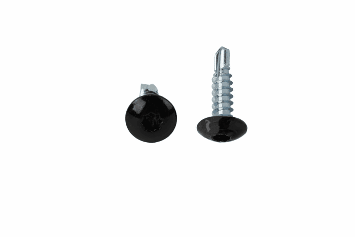 Trailer Exterior Self Tapping Screws (150Pcs)#10 X 3/4'' Enclosed Car Hauler Self Tapping Screws/Self Tapping Sheet Metal Screws-Black