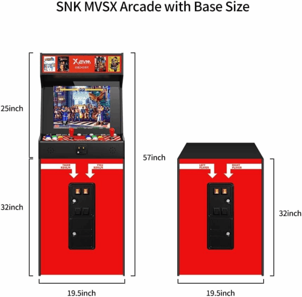 MVSX Arcade Machine and Base Combo, Pre-Loaded 50 SNK Retro Arcade Games - Image 6
