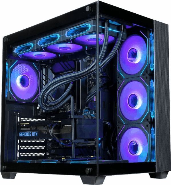 Panorama XL RTX 5090 Gaming Desktop PC - AMD Ryzen 9 9950X3D, 192GB DDR5 RAM, 4TB Nvme 990 Pro Gen4 SSD, 10TB HDD, Wifi 6E + BT, HDMI, Windows 11 Pro - Best 2025 RGB Prebuilt Tower Computer for Gamers - Image 5