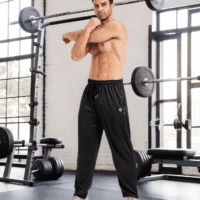 5 Pack Mens Sweatpants Open Bottom Joggers for Men with Zip Pockets Loose Fit Mesh Athletic Pants for Running,Casual - Image 5