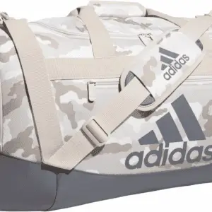 Unisex Defender 4.0 Gym Duffel Bag for Men and Women, Camouflage Wonder Beige/Onix Grey, Medium (66L)