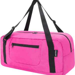 Foldable Travel Duffel Bag for Women & Men Luggage Great for Gym - Fuchsia