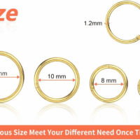 4Pcs 16G 18G 20G Surgical-Steel-Piercing-Ring-Nose-Rings-Hinged-Hoop-Earrings,6Mm 8Mm 10Mm 12Mm Seamless Stainless Steel Clicker Eyebrow Septum Piercing Hoop,Sliver Black Gold Rose Gold Rainbow Body Jewelry Set - Image 4