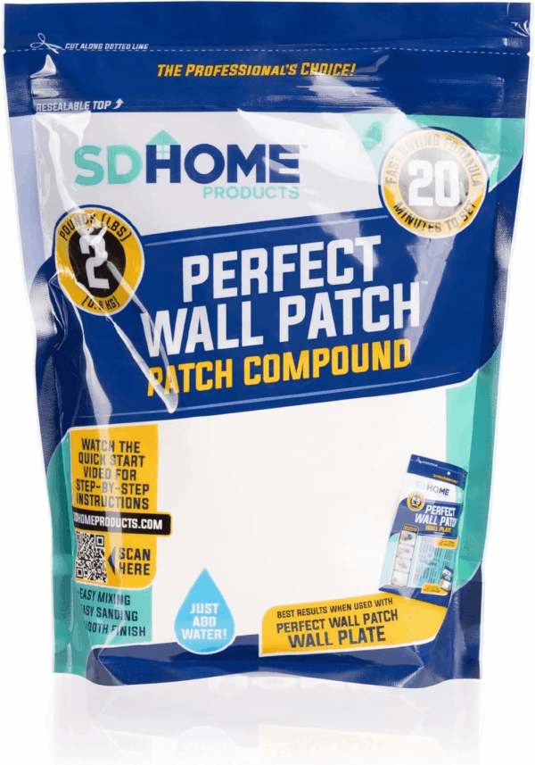 Sdhome Perfect Wall Patch - Patch Compound - Drywall Repair and Hole Filler - Fast Drying Formula