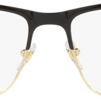 VE1285 56Mm Non-Polarized Glasses for Men - Black Rectangle Metal Frame with Black Temples, Lightweight & Comfortable Eyeglasses for Prolonged Use, Eshades Eyewear Kit Included - Image 2
