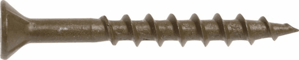 48272 8 X 1-3/4-Inch Flat Head Square Drive Deck Screw, Brown, 500-Pack,Ceramic - Image 2