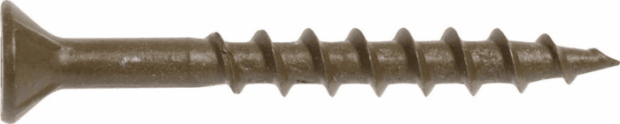 48272 8 X 1-3/4-Inch Flat Head Square Drive Deck Screw, Brown, 500-Pack,Ceramic - Image 2