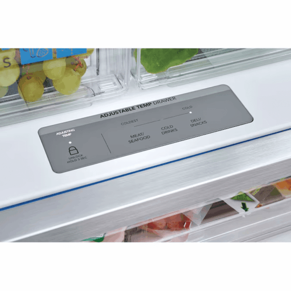 Gallery Standard-Depth 27.8-Cu Ft 3 -Door French Door Refrigerator with Dual Ice Maker with Water and Ice Dispenser ( Fingerprint Resistant Stainless Steel ) ENERGY STAR Certified - Image 5