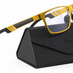 Blue-Light-Blocking-Glasses Men/Women Gaming Glasses Computer Screen Eyeglasses Metal Frame