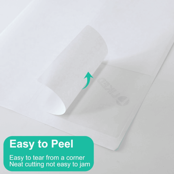 3-1/3" X 4" Printable White Sticker Labels, 300 Labels for Laser/Inkjet Printing - Matte (300 Labels, 50 Sheets) - Image 6