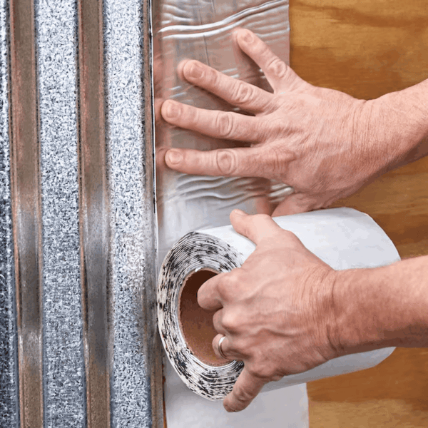 Instant Waterproof Repairs 6-Inches X 25-Feet Silver Aluminum Self-Adhesive Roll Flashing - Image 8