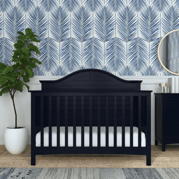 Nolan 4-In-1 Convertible Crib in Navy, Greenguard Gold Certified - Image 3