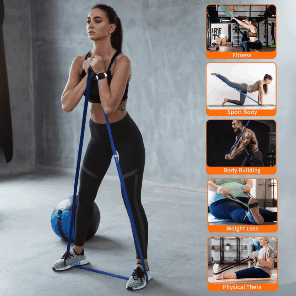 Resistance Bands, Resistance Bands for Working Out, Pull up Assistance Bands Set for Men & Women, Exercise Bands for Home Workouts, Body Stretching, Physical Therapy, Muscle Training - Image 4