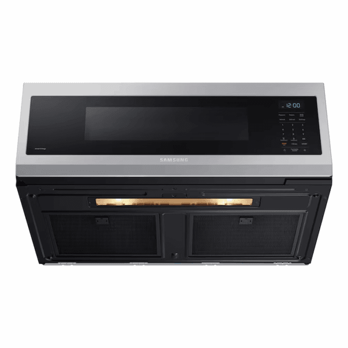 Smart SLIM 1.1-Cu Ft Low Profile 29.88-In Over-The-Range Microwave ( Fingerprint Resistant Stainless Steel ) - Image 6