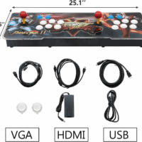 30000 Games in 1 Arcade Game Console ,Pandora Treasure 3D Double Stick,30000 Classic Arcade Game,Search Games, Support 3D Games,Favorite List, 4 Players Online Game,1280X720 Full HD Video Game - Image 3