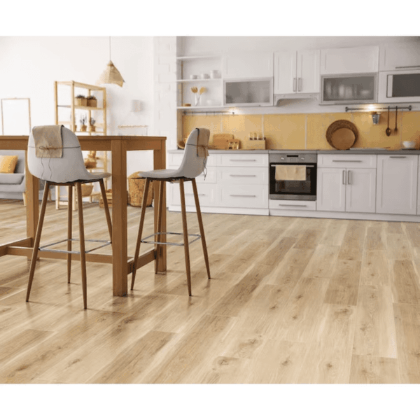 Natural Hickory Brown Wood Look 20-Mil X 7-In W X 48-In L Waterproof and Water Resistant Interlocking Luxury Vinyl Plank Flooring ( 18.62-Sq Ft Carton ) - Image 5