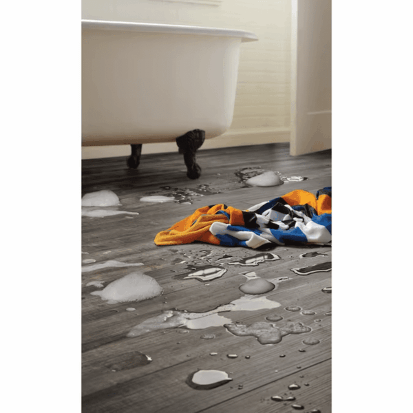 by Coretec Floors Shady Pine Brown Wood Look 12-Mil X 5-In W X 48-In L Waterproof and Water Resistant Interlocking Luxury Vinyl Plank Flooring ( 18.35-Sq Ft Carton ) - Image 6