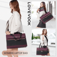 Laptop Bag for Women 15.6 Inch Tote Work Professional Leather Computer Briefcase Waterproof Handbag Shoulder Large Capacity Business Teacher Office Crossbody Purse - Image 7
