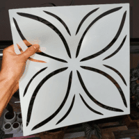 2 Pcs 12" X 12" Tile Stencil Painting Stencil for Walls and Floors - Reusable - Stencils for Painting - Stencil for Home Decor (Design-6) - Image 4